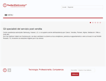 Tablet Screenshot of paolierielettronica.it